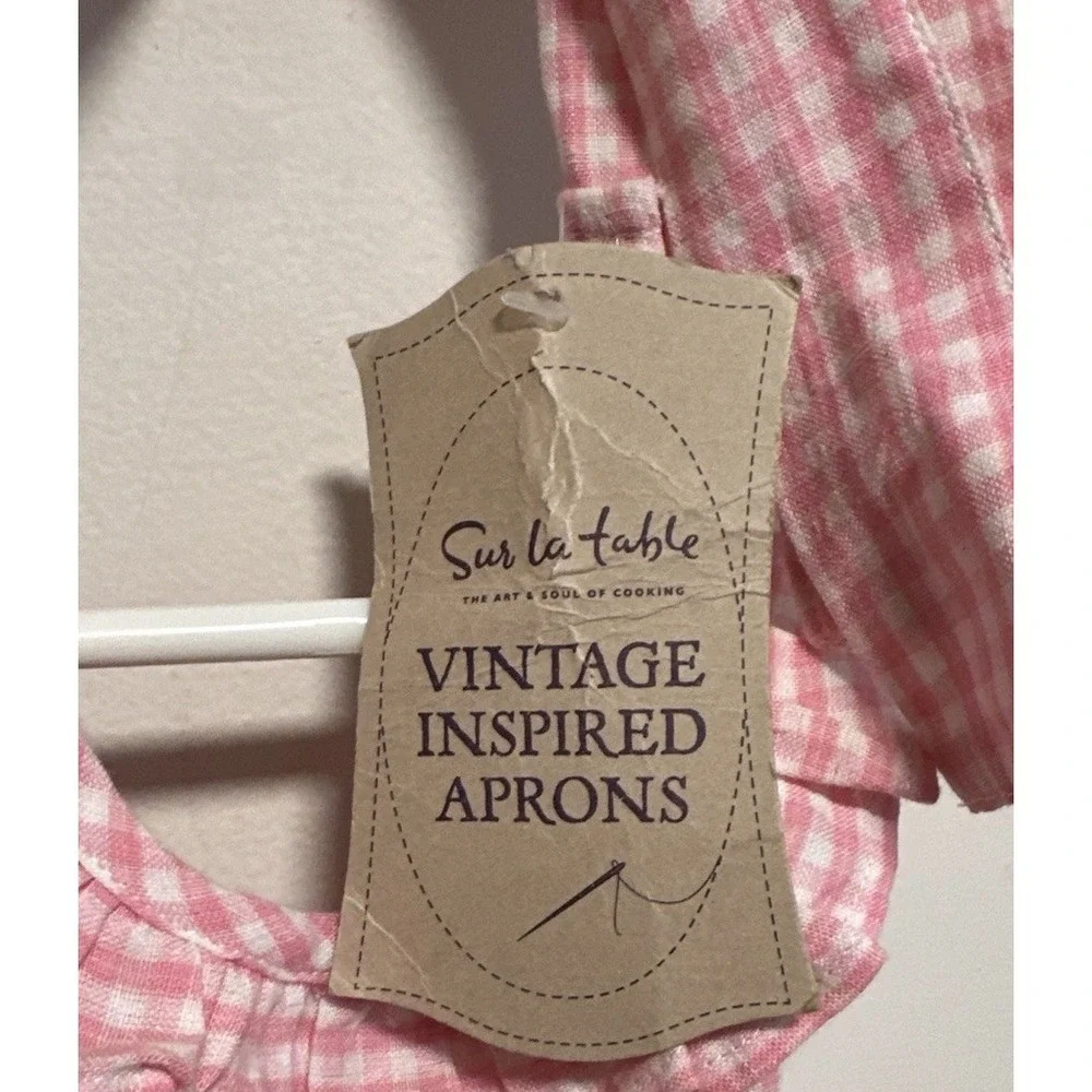 Sur La Table Women's Vintage Inspired Apron Valentines Day 100% Cotton